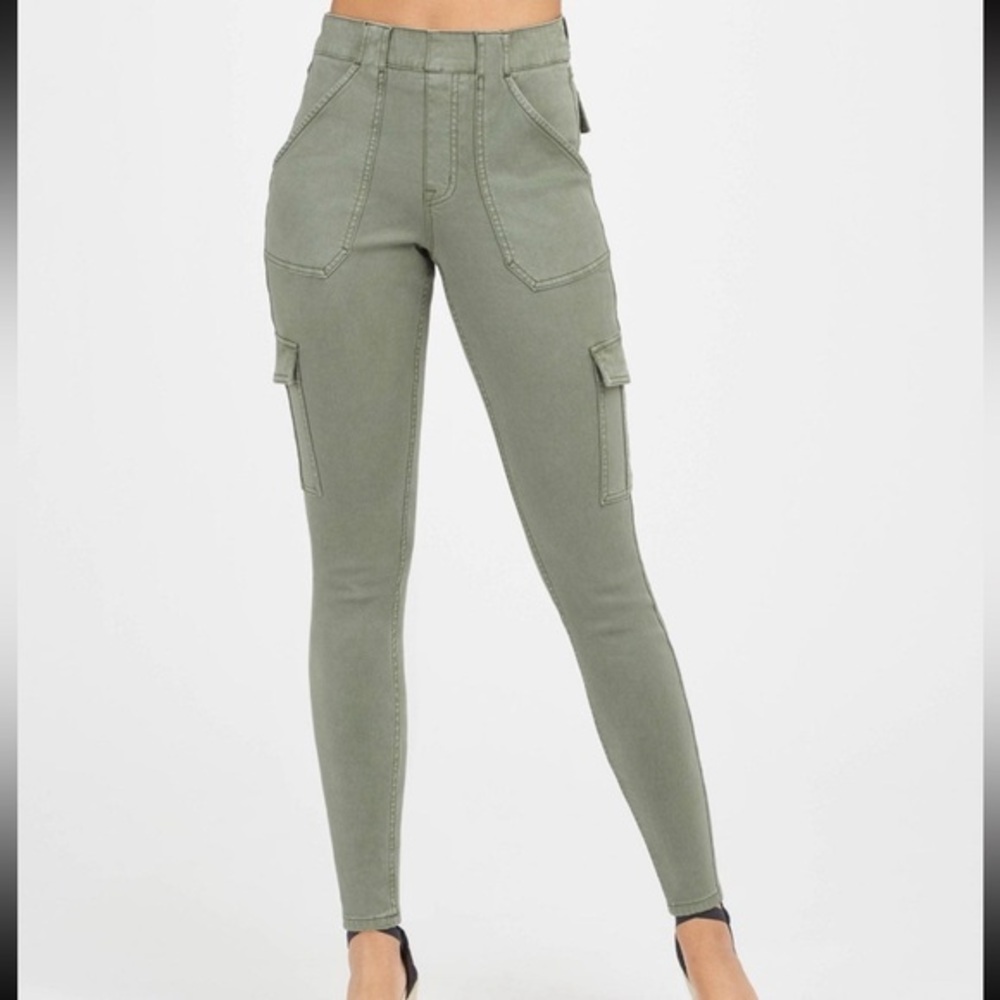 Spanx Twill Skinny Cargo Pants Size 1X EUC #5937